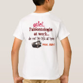 恐竜のTシャツ Tシャツ (裏面)