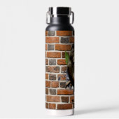 恐竜のTレックスがパーソナライズされた名前 ウォーターボトル (正面)