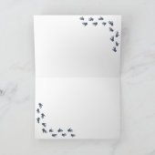 恐竜のTレックスのパーティーハットハッピーバースデー カード (内部)