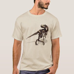 恐竜のTレックスの骨組 Tシャツ