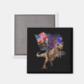 恐竜のTレックスサポータトランプ2020 マグネット (正面/裏面)