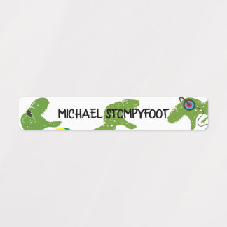 恐竜のtレックス夏のおもしろい識別シール ラベル