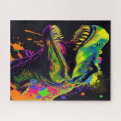 恐竜のTレックス ジグソーパズル (横)