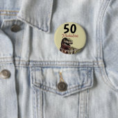 恐竜のTレックス 缶バッジ (インサイチュ)