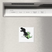 恐竜のTレックスDinoギおもしろいフト.pn マグネット (インサイチュ (食洗機))