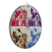 恐竜のT-Rex ダーツボード (正面左)