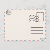 恐竜はがき – Dromaeopodus ポストカード (裏面)