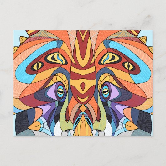 恐竜はがき – Stellasaurus ポストカード (正面)