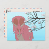 恐竜はがき – Torosaurus ポストカード (正面/裏面)