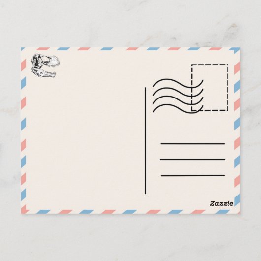 恐竜はがき – Torosaurus ポストカード (裏面)