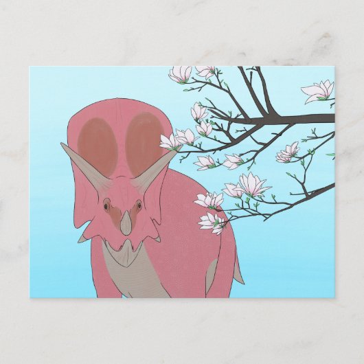 恐竜はがき – Torosaurus ポストカード (正面)