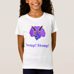 恐竜はずかずかと歩きます子供のずかずかと歩きますワイシャツ Tシャツ