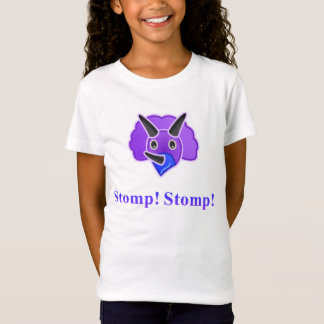 恐竜はずかずかと歩きます子供のずかずかと歩きますワイシャツ Tシャツ
