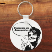 恐竜はイエスキポニーである キーホルダー (正面)