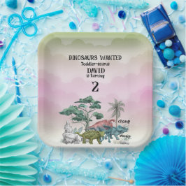 恐竜は幼児を望んでいた2nd.バースデー ペーパープレート