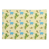 恐竜は標準サイズの枕カバーを選抜します 枕カバー (裏面)