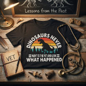 恐竜は獣医に行かなかった!面白いT-Rex Tシャツ