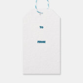 恐竜は石器時代に出会う ギフトタグ (裏面)