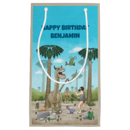 恐竜は石器時代に出会う スモールペーパーバッグ