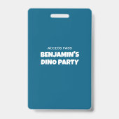 恐竜は石器時代に出会う バッジ (裏面)