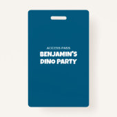 恐竜は石器時代に出会う バッジ (裏面)