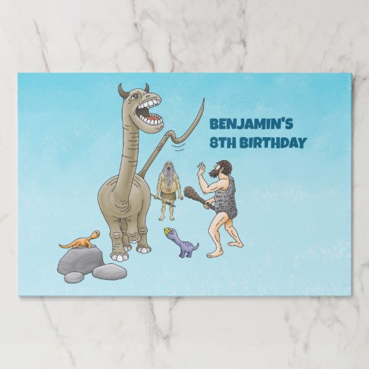 恐竜は石器時代に出会う ペーパーパッド (正面)