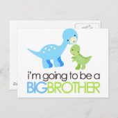 恐竜は私が兄になる ポストカード (正面/裏面)