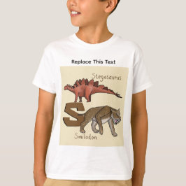 恐竜または先史時代の動物Tシャツ Tシャツ