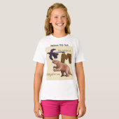 恐竜または先史時代の動物Tシャツ Tシャツ (正面フル)
