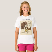 恐竜または先史時代の動物Tシャツ Tシャツ (正面フル)