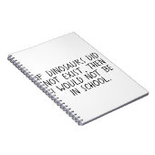 恐竜もしは存在しない、ノート ノートブック (右側)