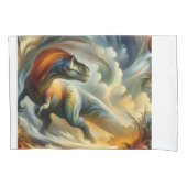 🦕恐竜をテーマにしたインナーアーティストを解放 枕カバー (正面)