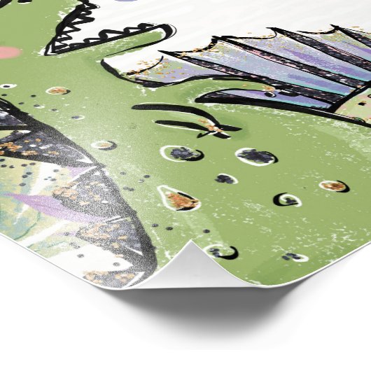 恐竜をテーマにしたパーティーウェルカムサイン フォトプリント            (角)