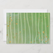 恐竜をテーマにしたパーティーディノ4歳の誕生日 招待状 (裏面)