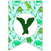 恐竜をテーマにしたパーティー バンティングフラッグ (第2の旗)