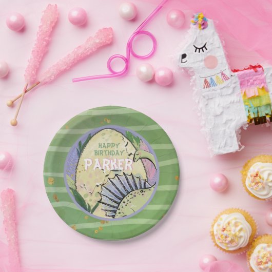 恐竜をテーマにしたパーティー ペーパープレート (パーティー)