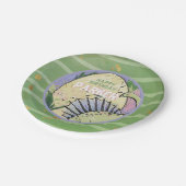 恐竜をテーマにしたパーティー ペーパープレート (アングル)