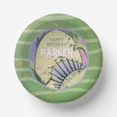 恐竜をテーマにしたパーティー ペーパーボウル (正面)