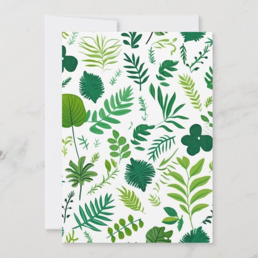 恐竜をテーマにした子供の誕生日パーティの招待状 招待状 (裏面)