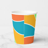 恐竜をテーマにした子供の誕生日パーティーパーソナライズされた 紙コップ (右)