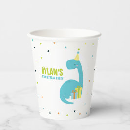 恐竜をテーマにした子供の誕生日パーティー 紙コップ