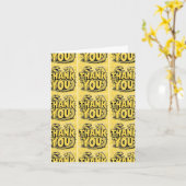 恐竜をテーマにした挨拶 カード (黄色い花)