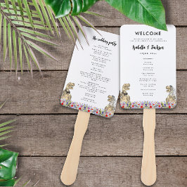 恐竜をテーマにした結婚式 ハンドファン