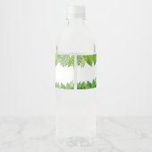 恐竜をテーマにした赤ちゃんシャワー水瓶ラベル ペットボトルラベル (裏面)