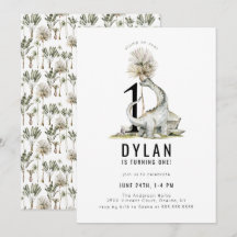 恐竜をテーマにした1歳の誕生日パーティー