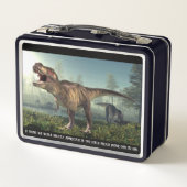 恐竜をテーマにしもした失った電話メタルランチb メタルランチボックス (裏面)