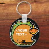 恐竜をパーソナライズ()  キーホルダー (正面)