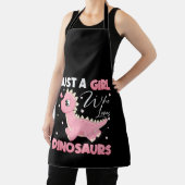恐竜を愛しているだけの少女 エプロン (インサイチュ)