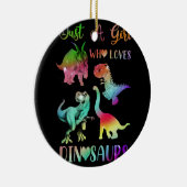 恐竜を愛しているだけの少女 セラミックオーナメント (右)