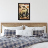 恐竜を殺す キャンバスプリント (インサイチュ (寝室))